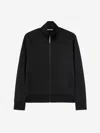 Palm Angels Classic Logo Tech Zip Track Jacket In Blue
