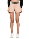 Palm Angels Elastic Waistband Sports Shorts With Side Pockets