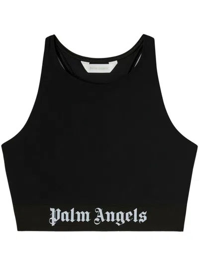 Palm Angels Sports Top Clothing In Black