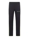 Palm Angels Sports Trousers With Print In Black