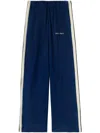 PALM ANGELS SPORTY CHAMBRAY PANTS