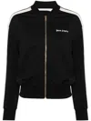 Palm Angels 'track' Black Polyester Sweatshirt In Black  