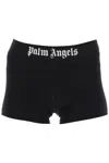 PALM ANGELS SPORTY SHORTS WITH BRANDED STRIPE