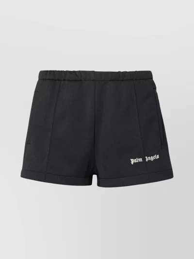 PALM ANGELS SPORTY SHORTS WITH SIDE STRIPE DETAILING