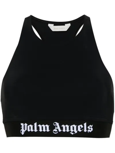 PALM ANGELS SPORTY TOP WITH LOGO
