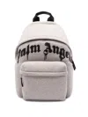 Palm Angels Graffiti-print Backpack In Gray