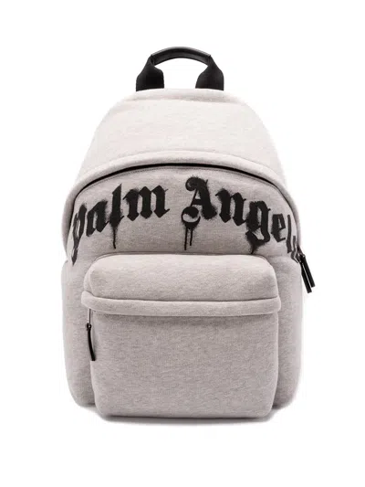 PALM ANGELS `SPRAY CURVED LOGO` BACKPACK