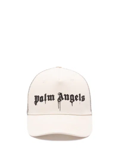 Palm Angels `spray Logo` Trucker Cap