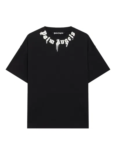 Palm Angels Classic Logo Over T-shirt In Black