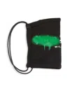 Palm Angels Sprayed Logo Mask In Black
