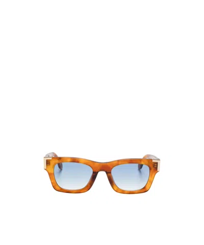 Palm Angels Square-frame Sunglasses In Blue