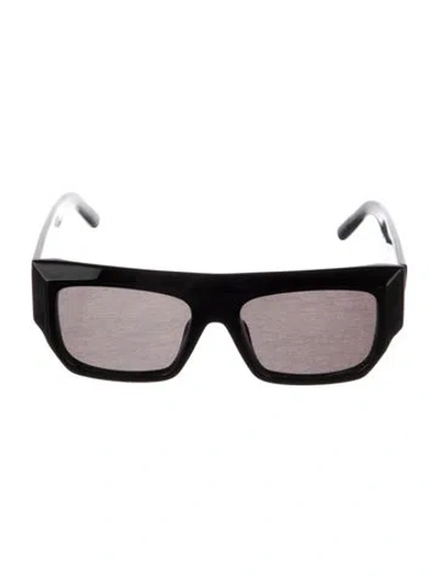 Pre-owned Palm Angels Square Tinted Sunglasses In Black