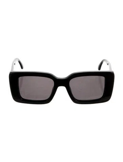 Pre-owned Palm Angels Square Tinted Sunglasses In Black