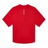 Palm Angels Ss21 Vertical Logo Oversized T-shirt 'red White'