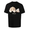 Palm Angels Broken Bear Graphic T-shirt In Black
