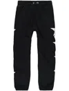 Palm Angels Star-patch Cotton Track Pants In Schwarz