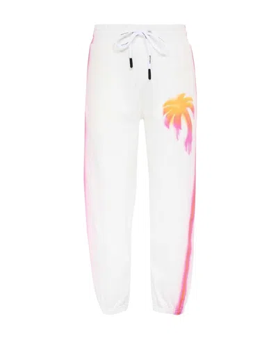 PALM ANGELS STAR-PRINT COTTON TRACK PANTS