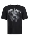 PALM ANGELS STATEMENT BLACK COTTON T-SHIRT