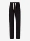 Palm Angels Straight Corduroy Trousers In Black