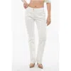 Palm Angels Straight Fit Jeans Embroidered Logo
