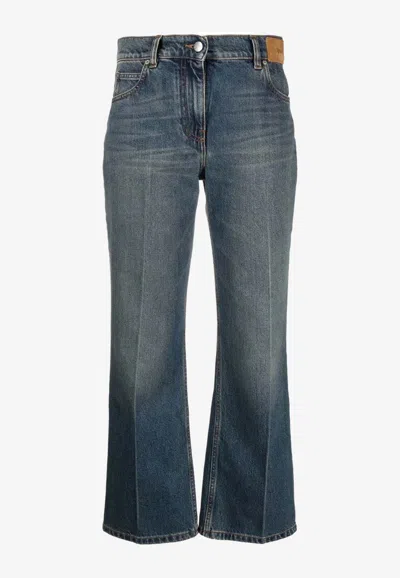 PALM ANGELS STRAIGHT-LEG JEANS
