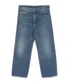 Palm Angels Kids Jeans In Blue