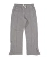 Palm Angels Straight-leg Lurex Track Pants In Gray