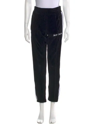 Pre-owned Palm Angels Straight Leg Pants In Black