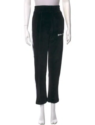 Pre-owned Palm Angels Straight Leg Pants In Black