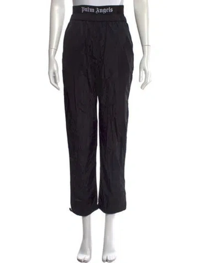 Pre-owned Palm Angels Straight Leg Pants In Black