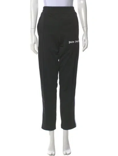 Pre-owned Palm Angels Straight Leg Pants In Black