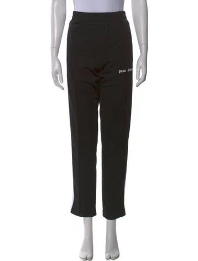 Pre-owned Palm Angels Straight Leg Pants In Black
