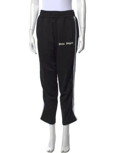 Pre-owned Palm Angels Straight Leg Pants In Black