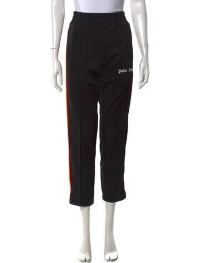 Pre-owned Palm Angels Straight Leg Pants In Black