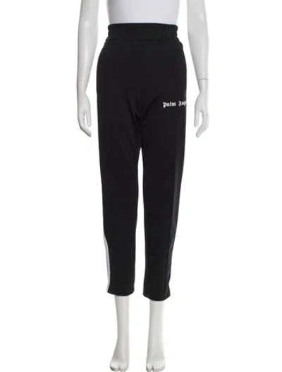 Pre-owned Palm Angels Straight Leg Pants In Black