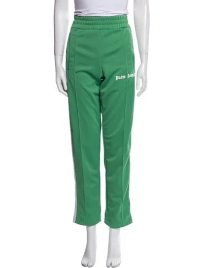 Pre-owned Palm Angels Straight Leg Pants In Green