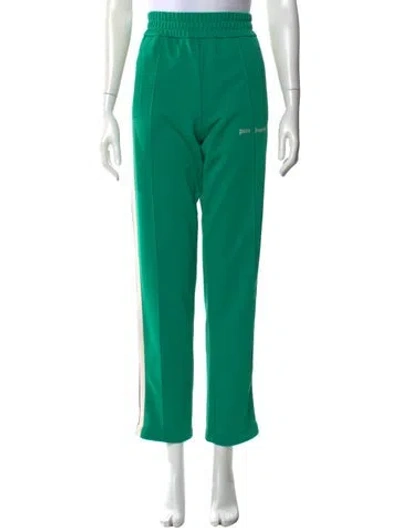 Pre-owned Palm Angels Straight Leg Pants In Green