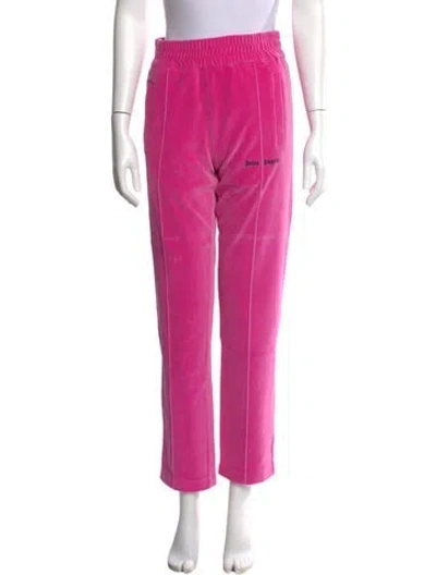 Pre-owned Palm Angels Straight Leg Pants In Pink