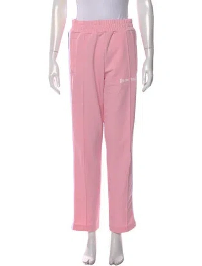 Pre-owned Palm Angels Straight Leg Pants In Pink