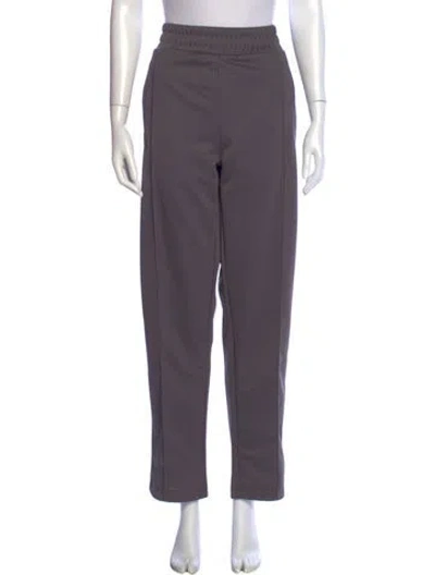 Pre-owned Palm Angels Straight Leg Pants In Purple