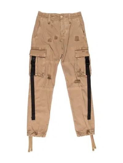 Pre-owned Palm Angels Straight Leg Pants W/ Tags In Neutral