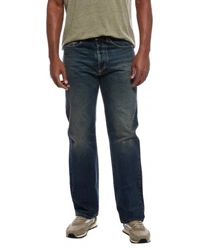 Palm Angels Straight Medium Wash Jean In Blue