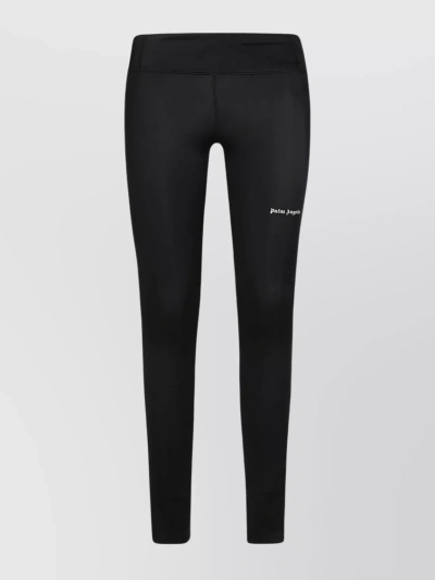 Palm Angels Streamline Leggings With Elastic Waistband In Black