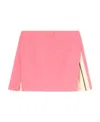 Palm Angels Stripe-detail A-line Miniskirt In Pink