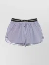 Palm Angels Classic Logo Striped Shorts