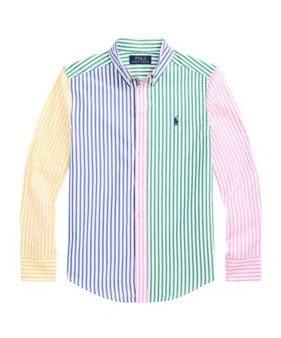 PALM ANGELS STRIPED LONG-SLEEVED JACKET