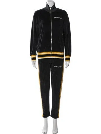 Pre-owned Palm Angels Striped Tracksuit In Gray