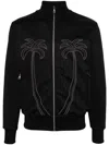 Palm Angels Milano Track Jacket In Black  