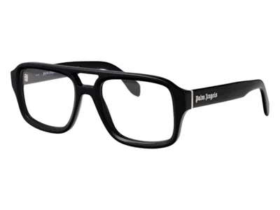 Pre-owned Palm Angels Style 16 Eyeglasses In Black Clear Lens (perj016s25pla0011000)