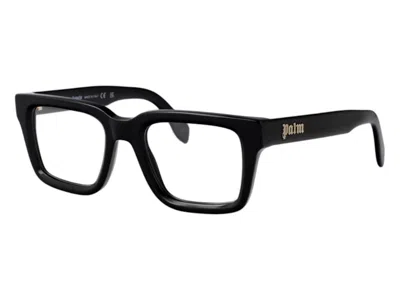 Pre-owned Palm Angels Style 19 Eyeglasses In Black Clear Lens (perj019s25pla0011007)